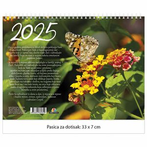 Kalendar "Cvijeće 2024" 13 listova, spirala