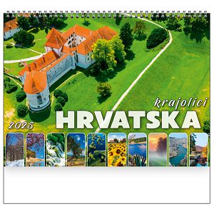 Kalendar "Hrvatska - krajolici" spirala