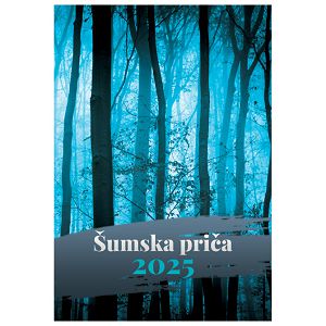 Kalendar "Šumska priča 2025" 13L, spirala