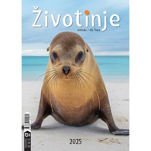 Kalendar "Životinje"  za 2025 g.